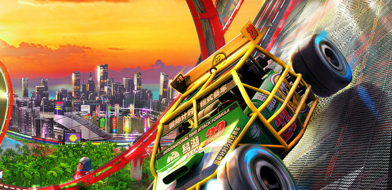 Trackmania Turbo VR Experience, czyli błędnik oszalał
